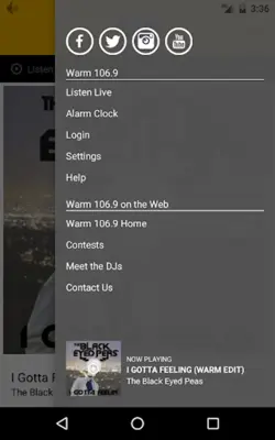 Warm 106.9 android App screenshot 2