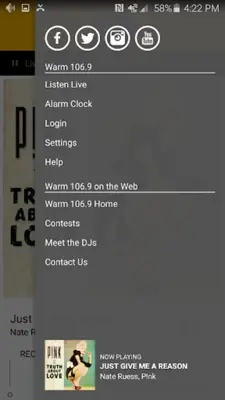 Warm 106.9 android App screenshot 4